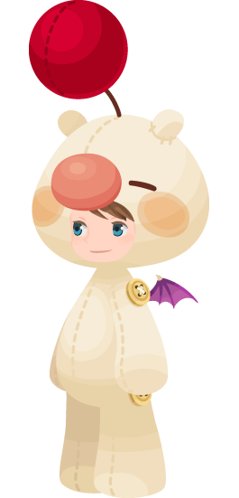 Moogle avatar costume